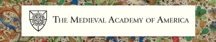The Medieval Academy of America banner with floriated edges.